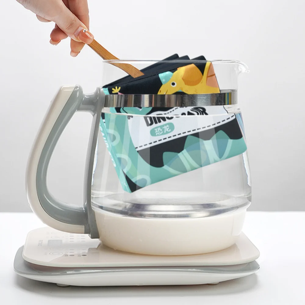 Livre en tissu PET pour bébé de 0 à 6 ans, livre en tissu cognitif coloré, formation à l'éveil, Puzzle, jouet, livres d'illustration de dessin animé