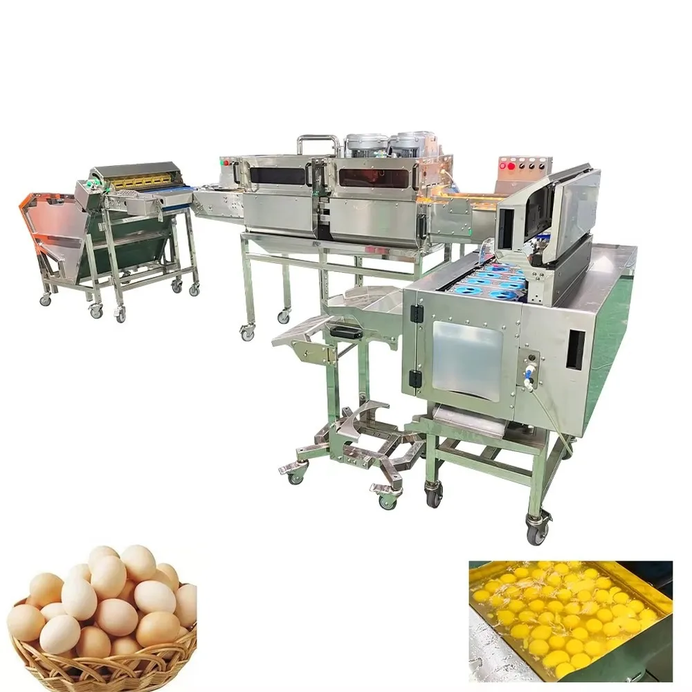 Commercial Automatic Egg Liquid Production Line Egg White Yolk Separating Machine High Efficiency