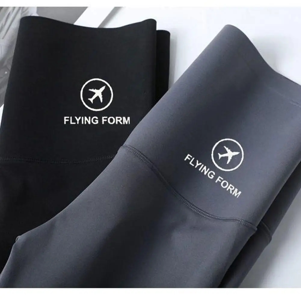

1pcs Ice Silk High Waist Seamless Yoga Pants Women's Anti-Light Wear Length Shark Outdoor Three-Quarter Summer Skin Thin Pa P0U8
