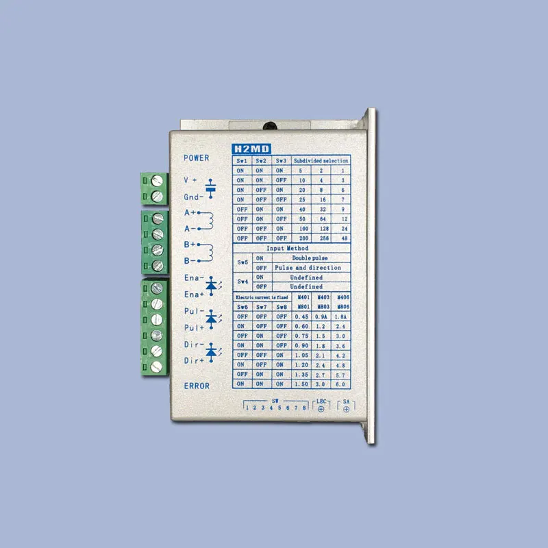 

H2MD DC24-120V 6A Engraving Machine CNC Stepper Motor Driver Module Support Phase Dislocation Protection
