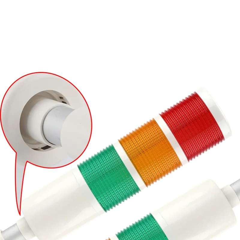 LED Multi-layer Warning light, Three Color Tower Light, Machine Tool Signal Indicator Light, Constantly On, Machine Tool Alarm