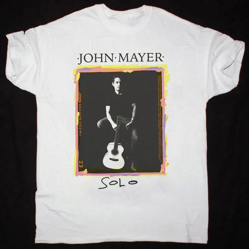 NEW Popular John Mayer Solo Tour 2023 White All Size Shirt FA1714