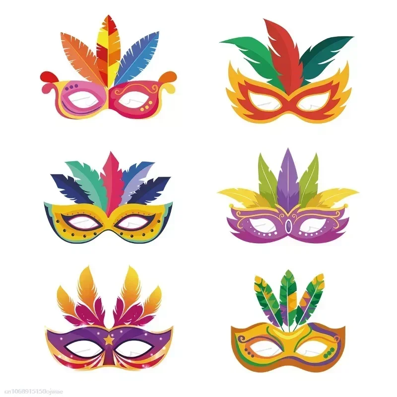 2024 New Carnival Decorative Paper Glasses Mexico Carnival Party Party Funny Dressing Supplies Carnaval Mask Party Supplies