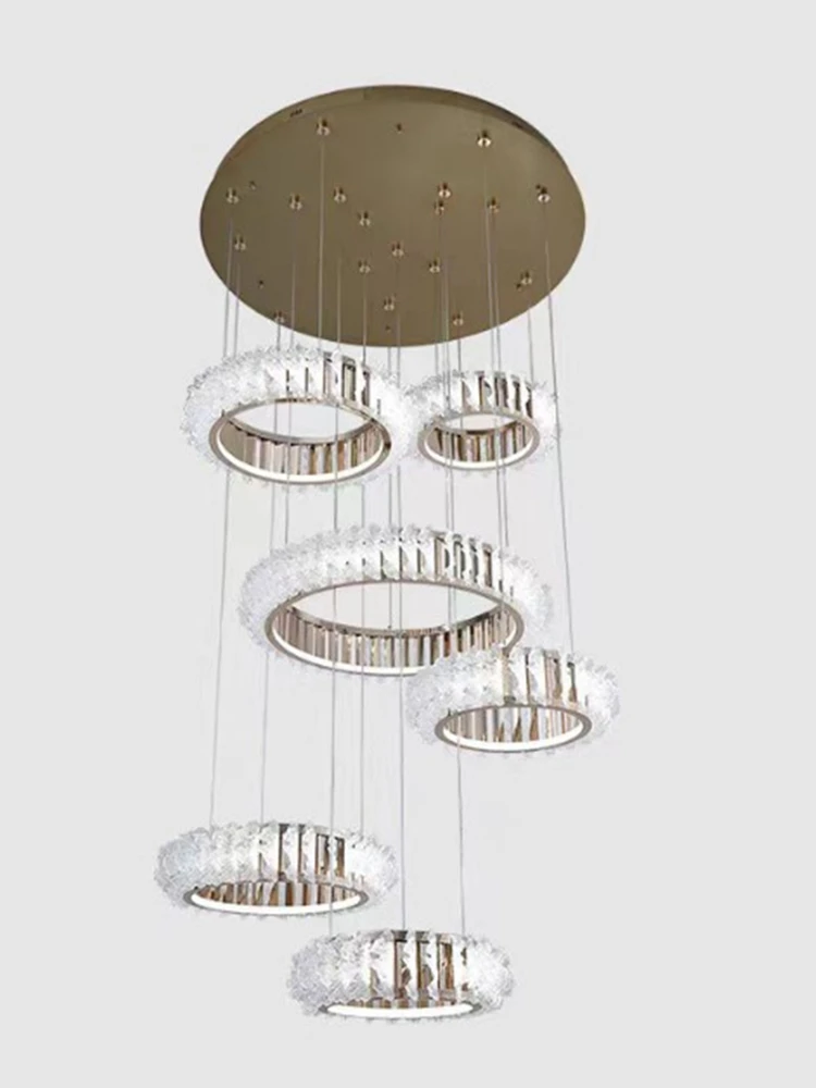 

2026 New Modern Home Decoration Crystal Chandelier Living Room Pendant Lampdining Room Pendant Lights Interior Lighting