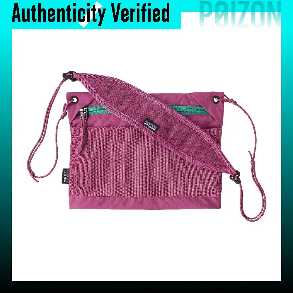 Bolsos bandolera de nailon Patagonia Terravia, unisex, color magenta deslavado, 48835-FDMG.