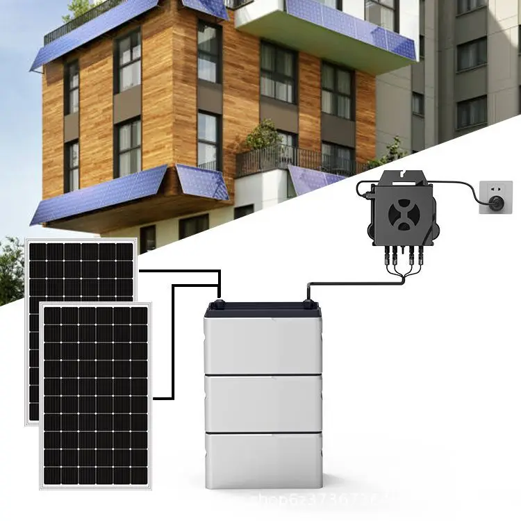 3300 watt hybrid solar generator with silent off-grid system 3.3kw energy storage lithium-ion battery complete set for home use