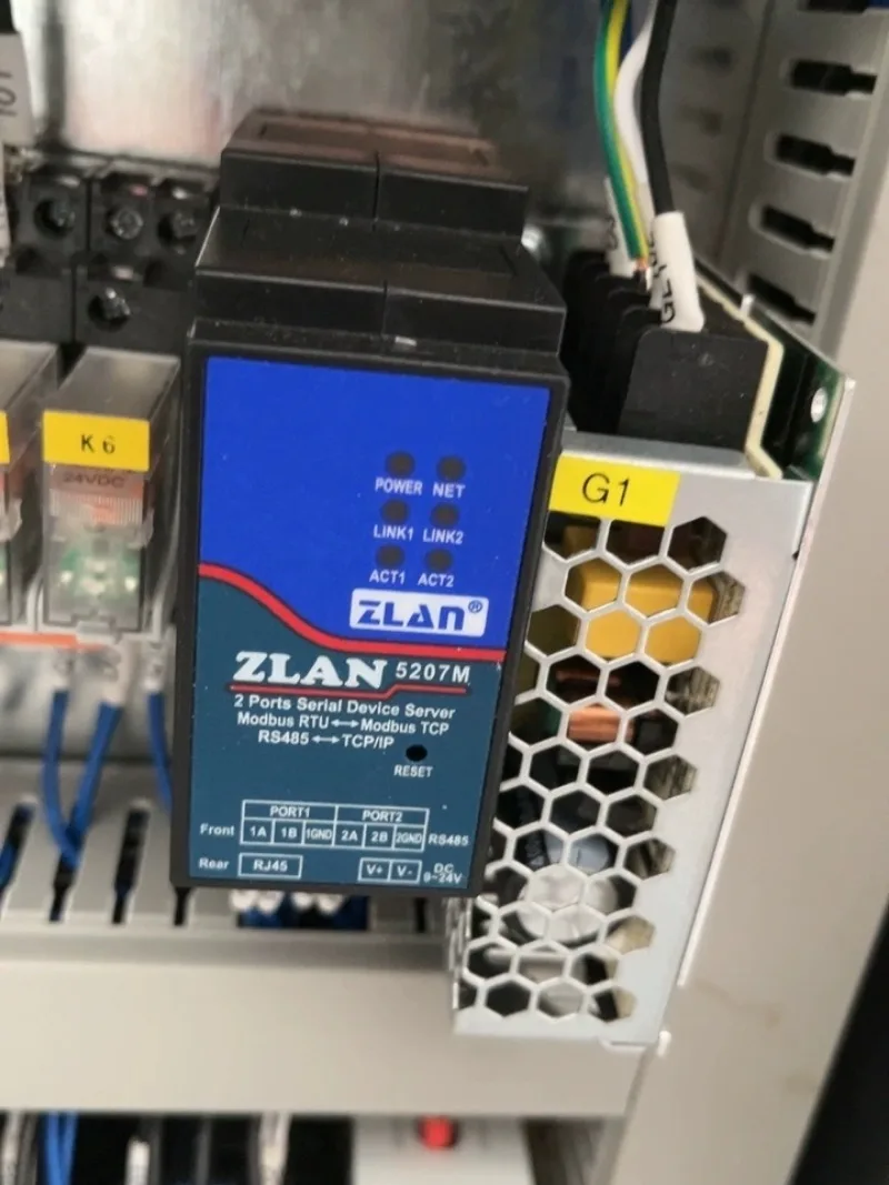 For ZLAN5207M‑2‑Port‑RS485‑To‑Ethernet‑Modbus‑Gateway, DIN‑Rail‑Mount‑IoT‑Serial‑Server‑Module, MQTT‑JSON‑Supported‑IndustriaL