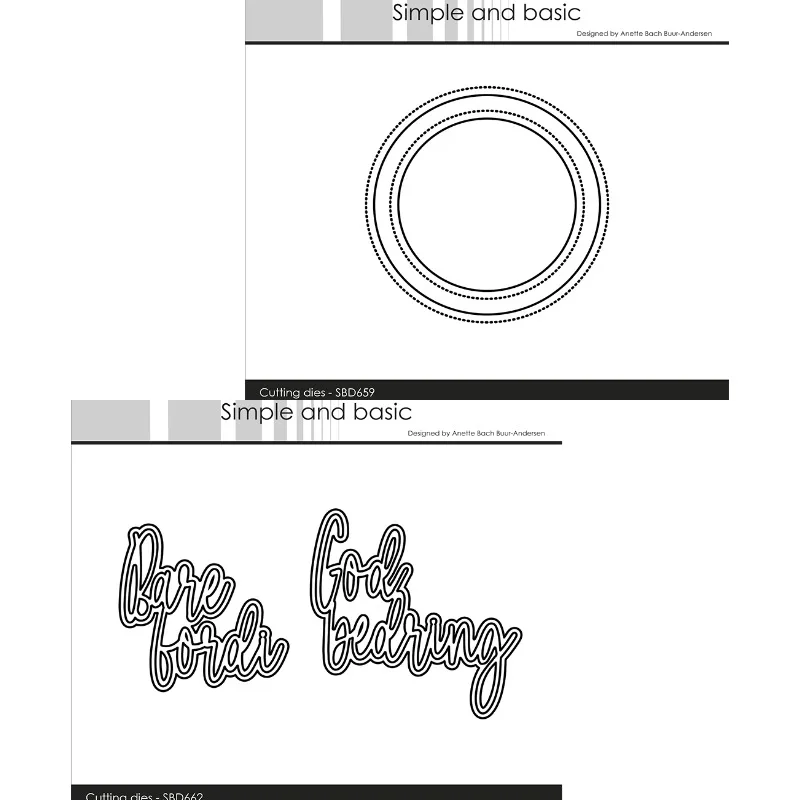Outer Circle of a Circle Is Surrounded by Small Dots Metal Cut Dies for DIY Scrap Booking Photo Album Embossing Decorative DIY