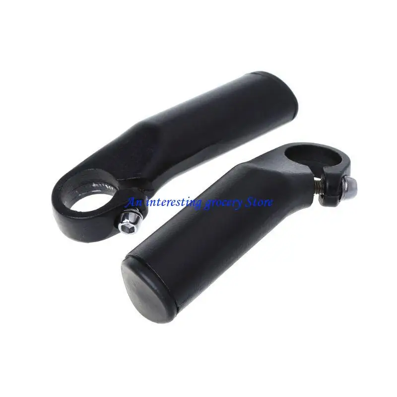 652D 2pcs Bar End Grips Aluminum Alloy 22.2mm Handlebar Rest MTB Folding Bike