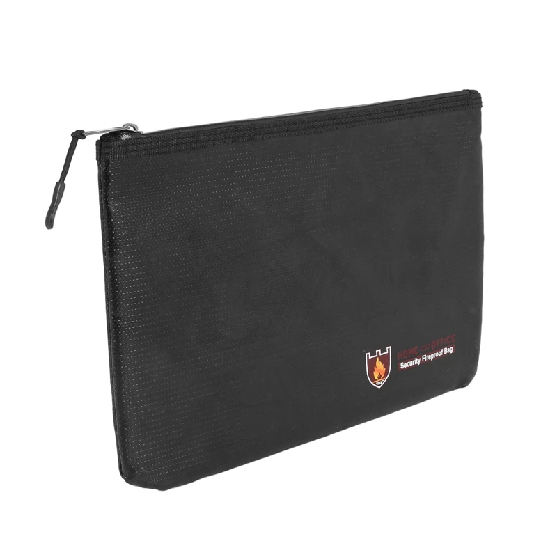 Fireproof Document Bags, Waterproof and Fireproof Bag with Fireproof Zipper for iPad, Money, Jewelry, Passport, Document Storage