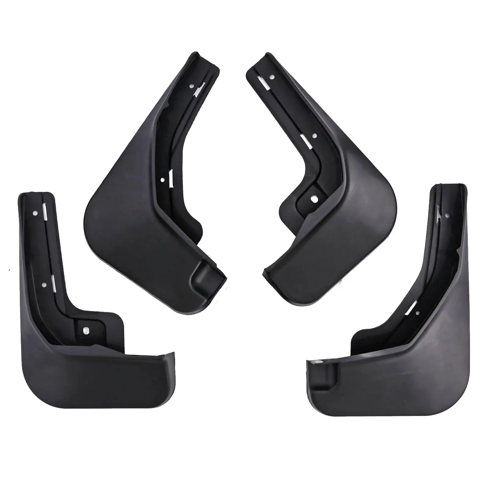Color Black Car Mud Flaps Stable Characteristics Factory Specifications High Reliability Car Exterior Accessories