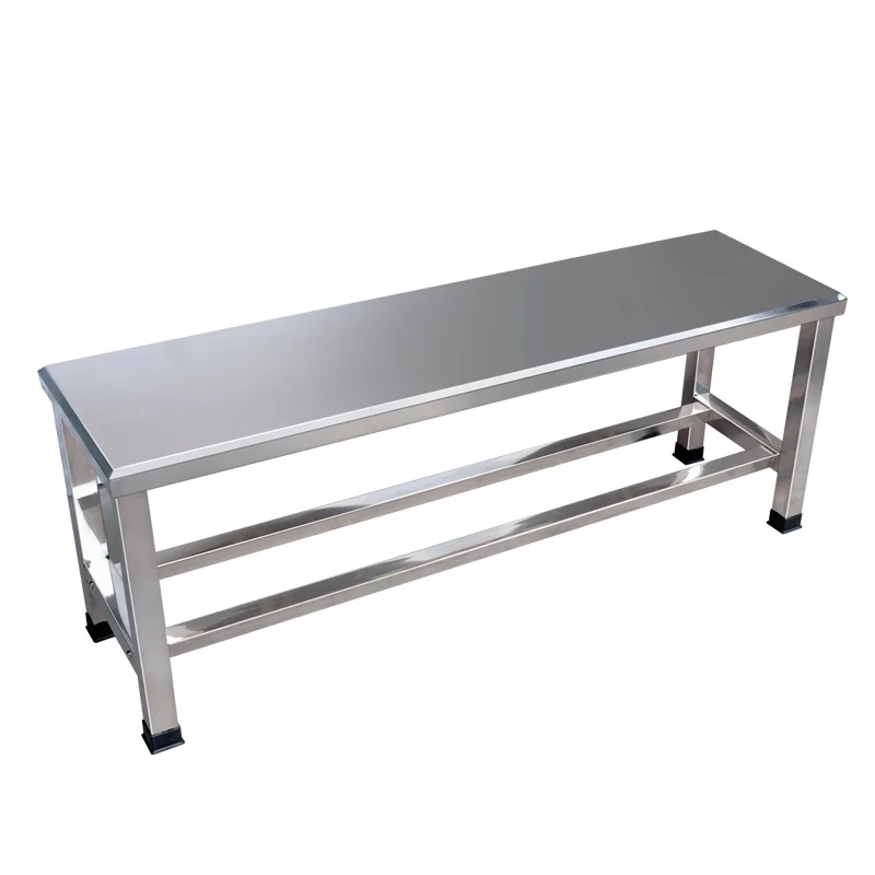 

304 stainless steel door changing stool shoe changing stool bench bench bathroom dressing stool training class resting area benc