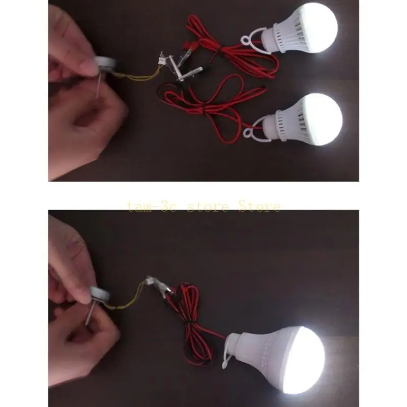 三相ブラシレス発電機 アウトドアキャンプ用手回し発電機 D0UA