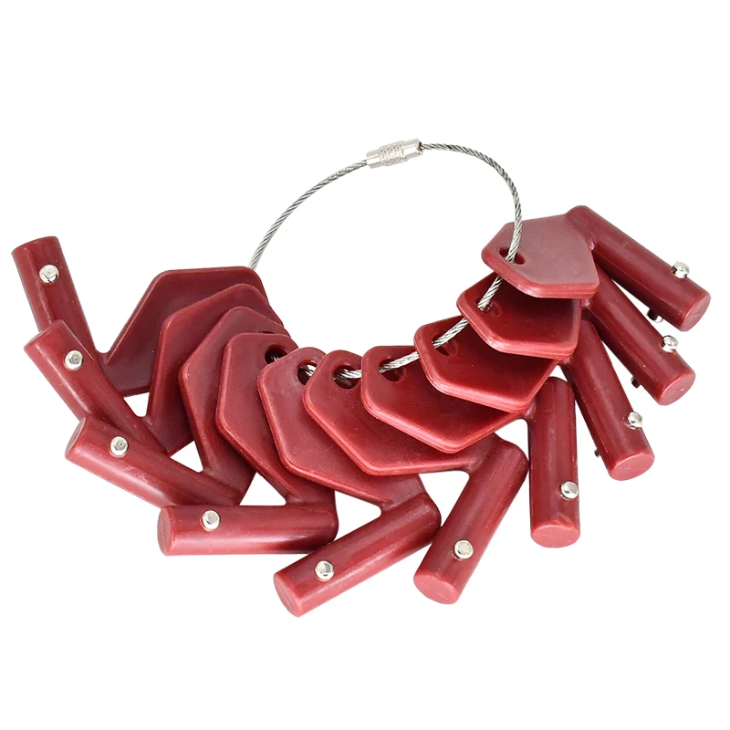 8157766 10 PCS Heavy Equipment Ignition Keys Compatible With Volvo Master Battery Disconnect Isolator