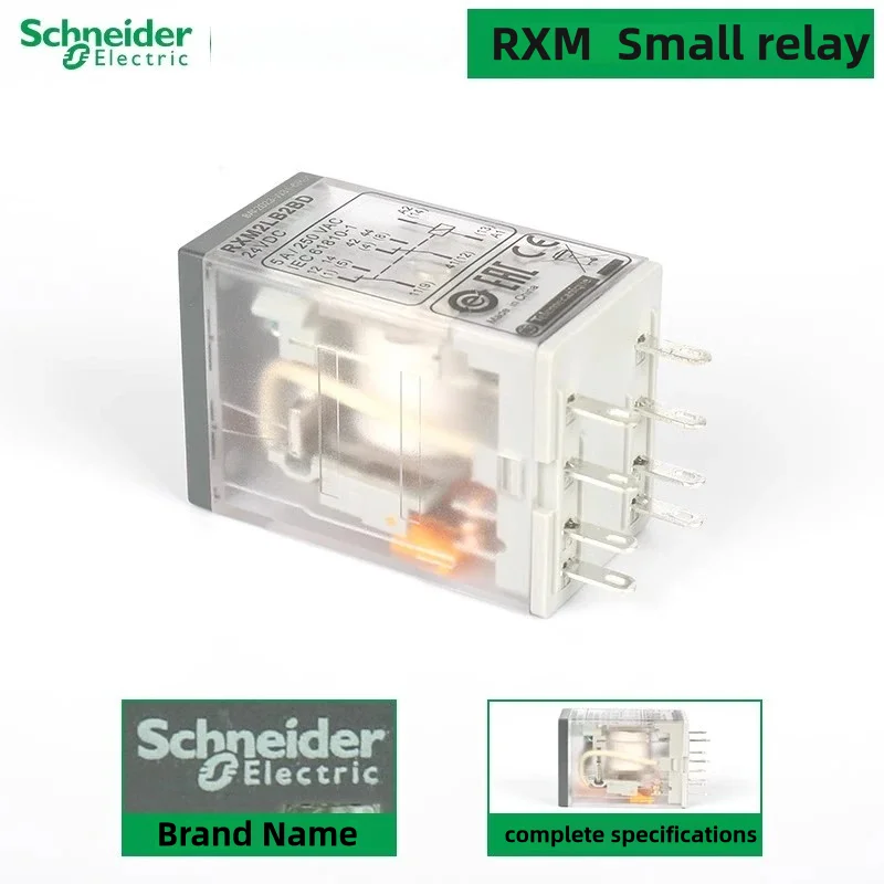 Schneider Electric Rxm2Lb2Bd/2Lb2P7/2Lb2B7/2Lb2F7/2Lb2Jd Small Relay