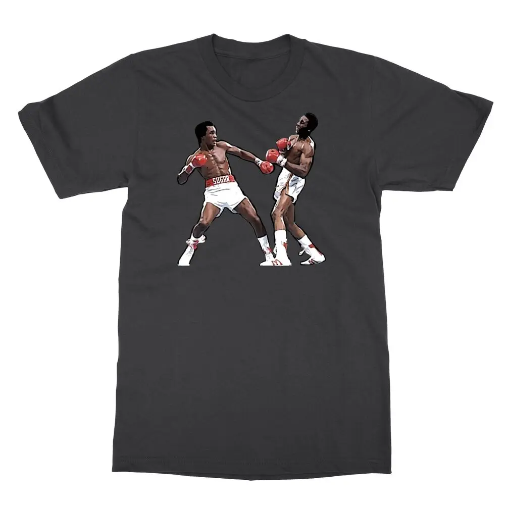 Sugar Ray Leonard vs  Hearns  Fight Men's T-Shirt