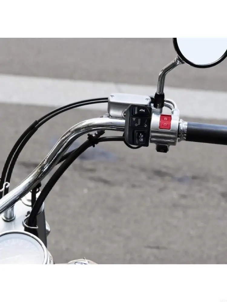   Easy Mounting Motorcycle Switches Button For Beam Light Control And Shut Off