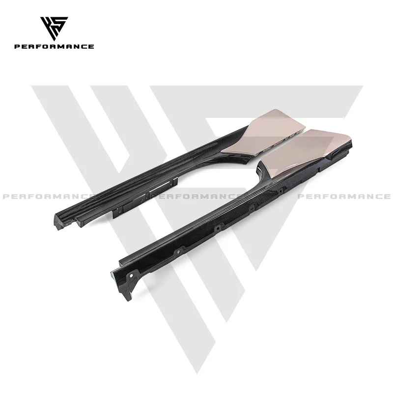 

OEM Style Dry Carbon Fiber Car Parts Front Skirts Side Skirts For Ferrari SF90 2019-2022 Carbon Skirts