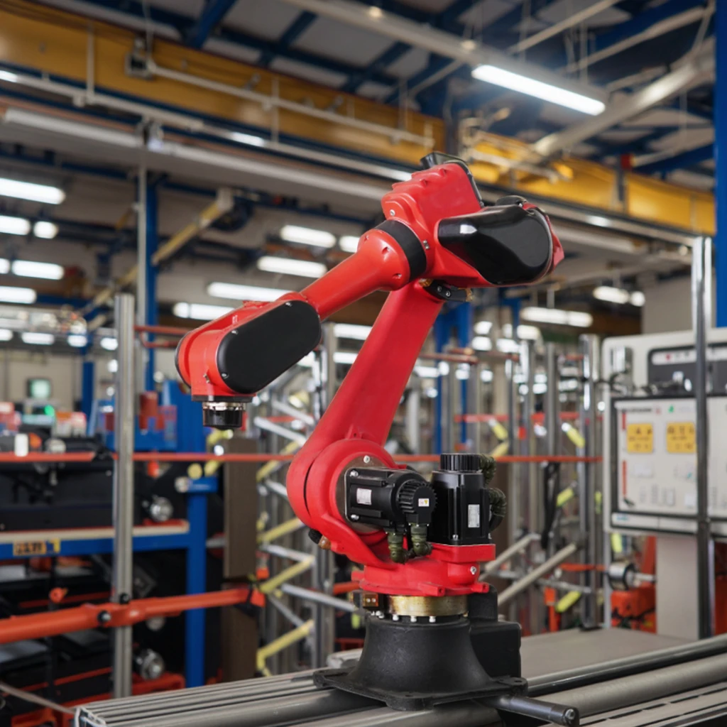 Industrial 6 Axis Welding Robotic Arm Automatic Robot Welder With Positioner