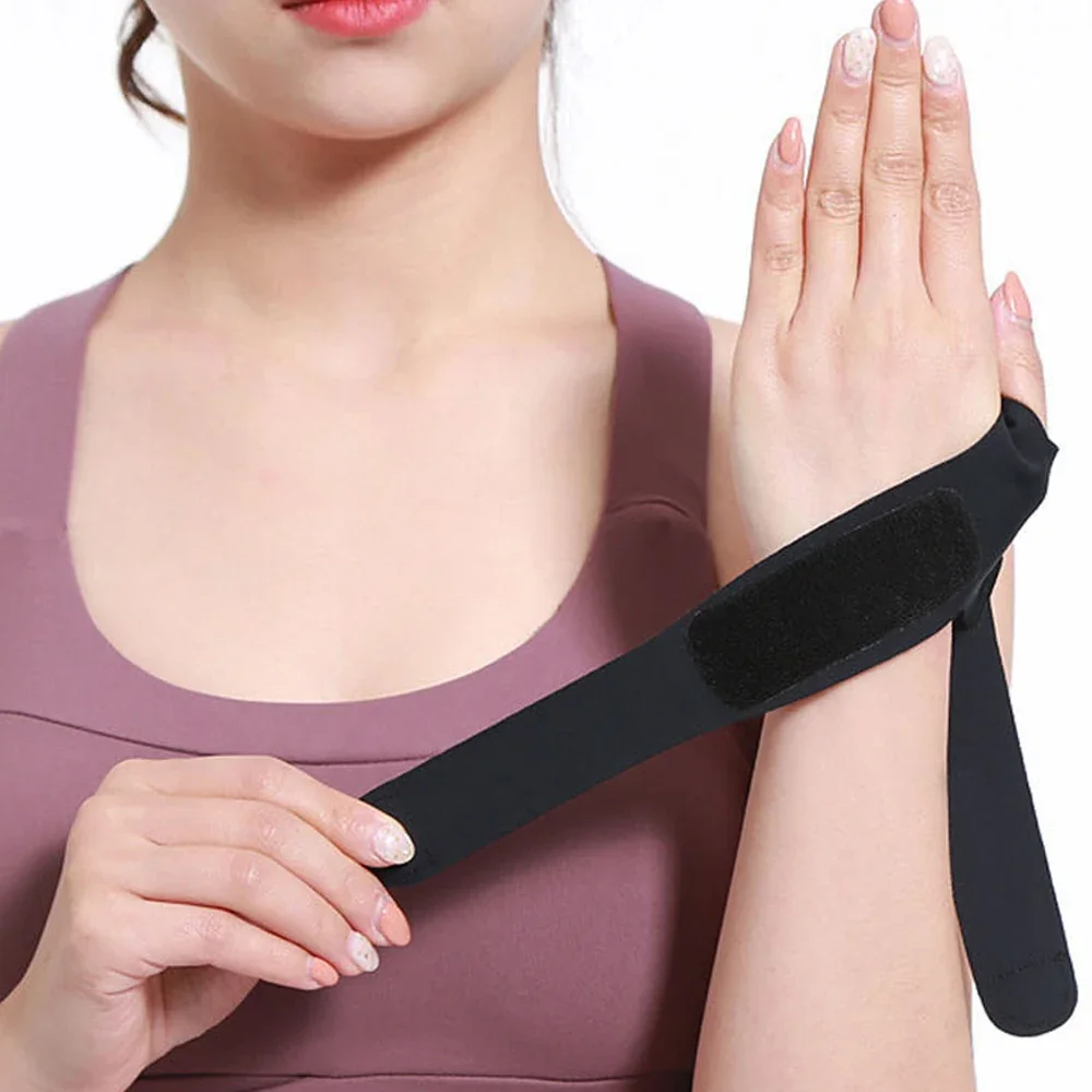 Muñequera piezas para el pulgar, correas de compresión ultrafinas para la tendinitis, artritis del túnel carpiano, 1 unidad