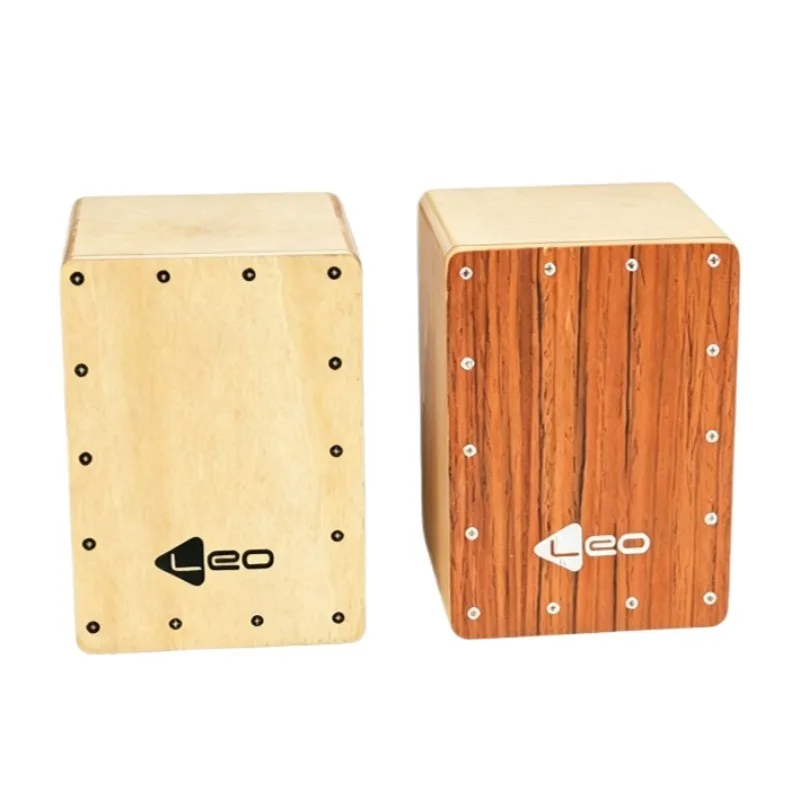 Mini Wooden Both Hands Meditation Cajon Box Drum Wood Yoga Sound Healing Tambourine Performance Party Percussion Instrument