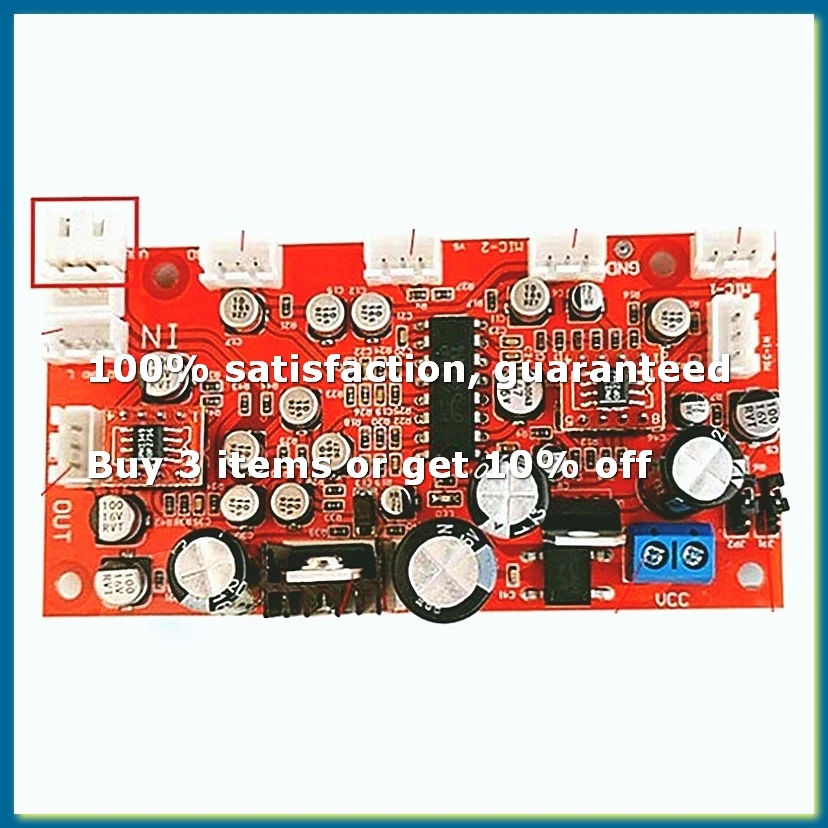DC 12V 24V PT2399 Digital Microphone Audio Amplifier Board Karaoke Plate Reverb Preamplifier Reverberator OP275 Op Amp-DTD2