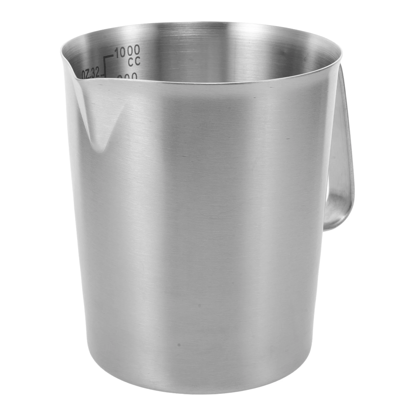 

Stainless Steel with Handle Milk Frothing Stainless Steel Cup Pitcher 500ml Coffee Espresso Milk Cups Latte Cream Kitchen Bar