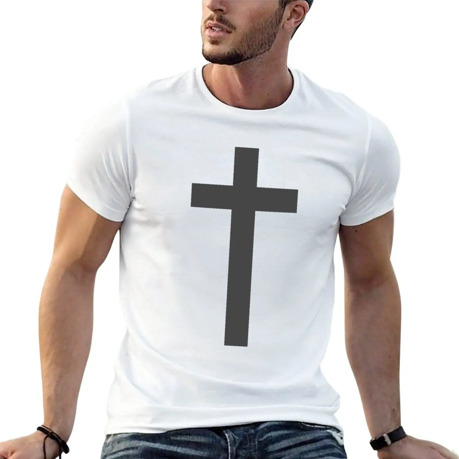 

New Christian Cross T-Shirt sublime t shirt graphics t shirt animal print shirt for boys vintage t shirt men clothes