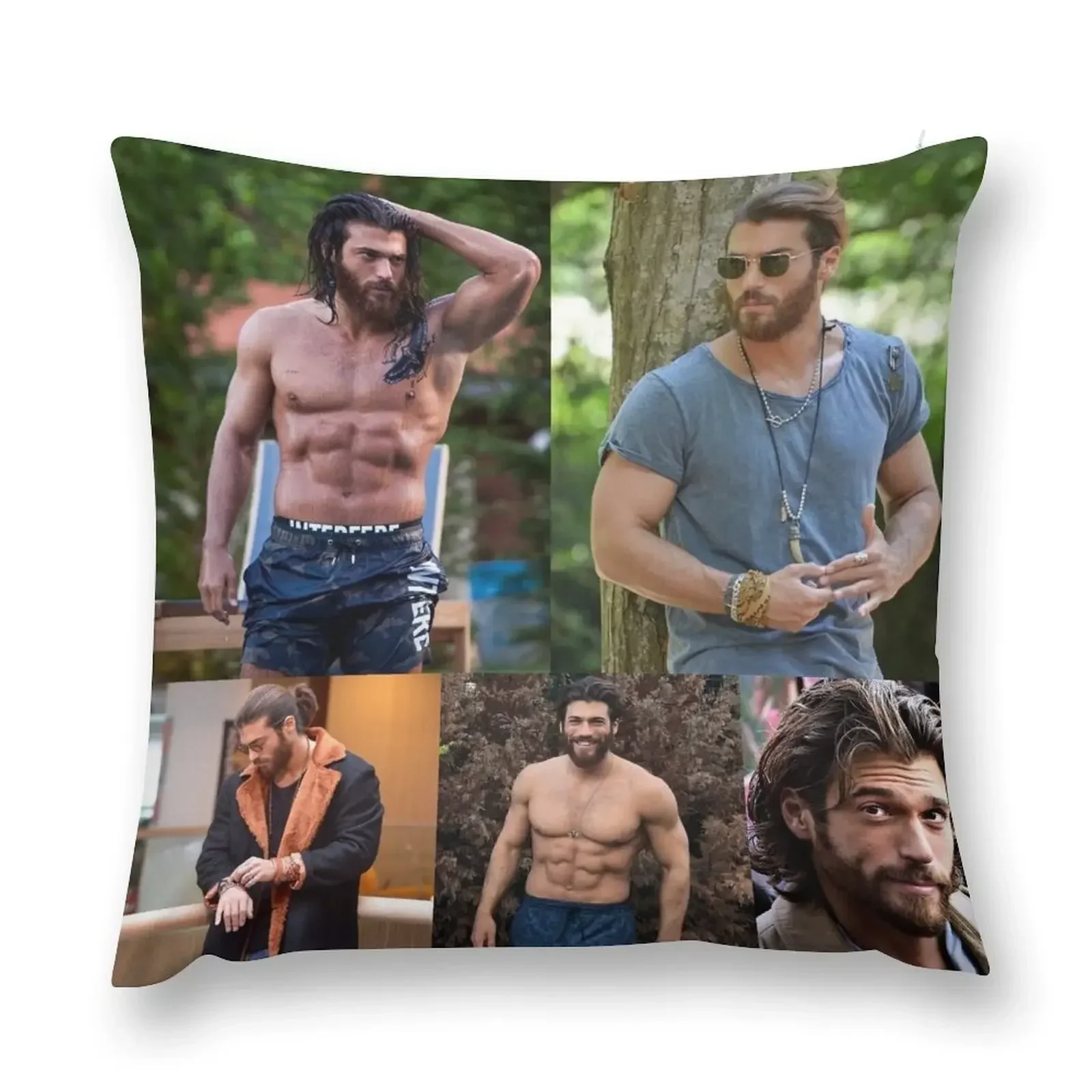 

can yaman Throw Pillow Christmas Pillow Cases Pillow Case Decorative Cushion Cover Christmas Covers For Cushions