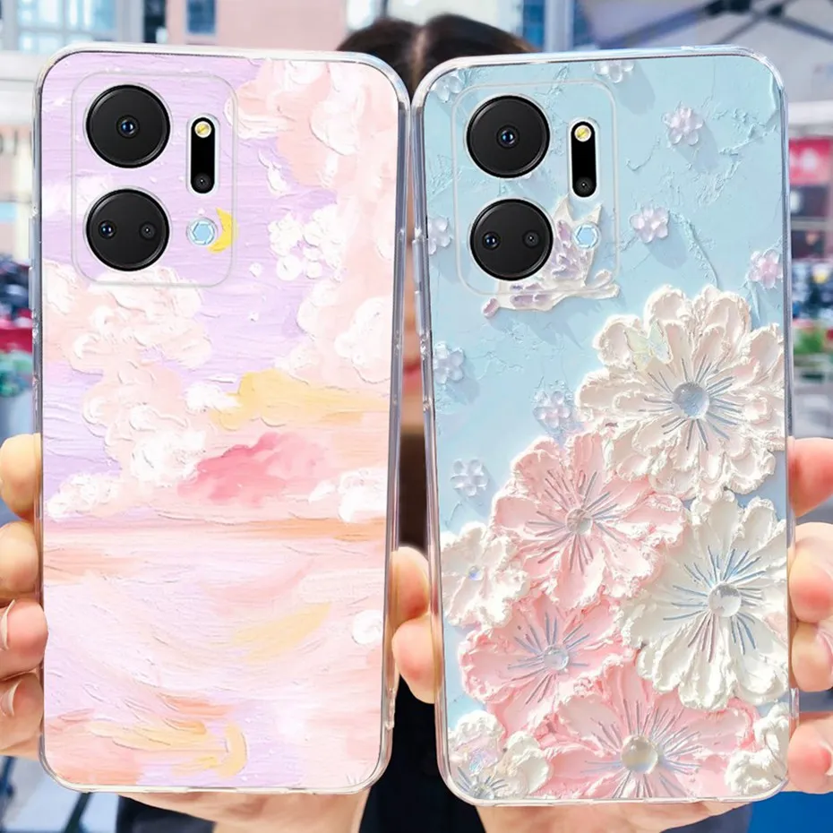 Lovely Printing Case For Honor X7a RKY-LX1 RKY-LX2 RKY-LX3 Soft Silicone TPU Back Cover For HonorX7a X 7A 4G Phone Cases