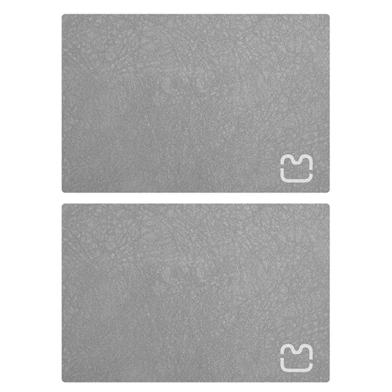 2 Piece Simple-Thin Diatomaceous Bath Mat Fast Drying Bath Mat Non-Slip Shower Mat Bathroom Floor Mat