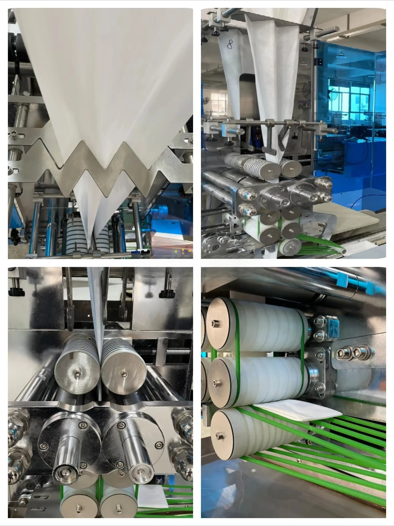 Automatic Single Piece Wet Wipe Making Packing Machine Wet Wipes Tissue Maker Machinery High Speed Wet Towel Making Machine view 4