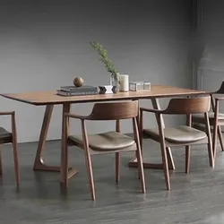 Household Stand Dining Table Wooden Luxury Design Modern Dining Table Living Waterproof Nordic Mesa De Comedor Kitchen Furniture