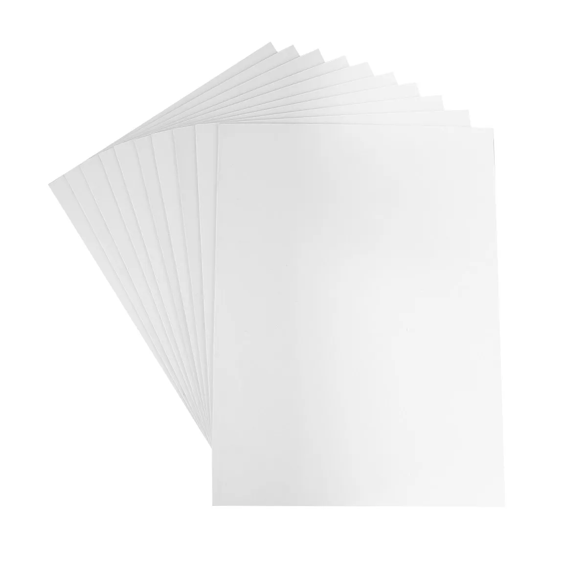 

10Pcs Snow Board PVC Foaming Sheet Plastic Mini Landscape Board White 5x300x400mm for DIY Indoor Outdoor Courtyard Garden Decor