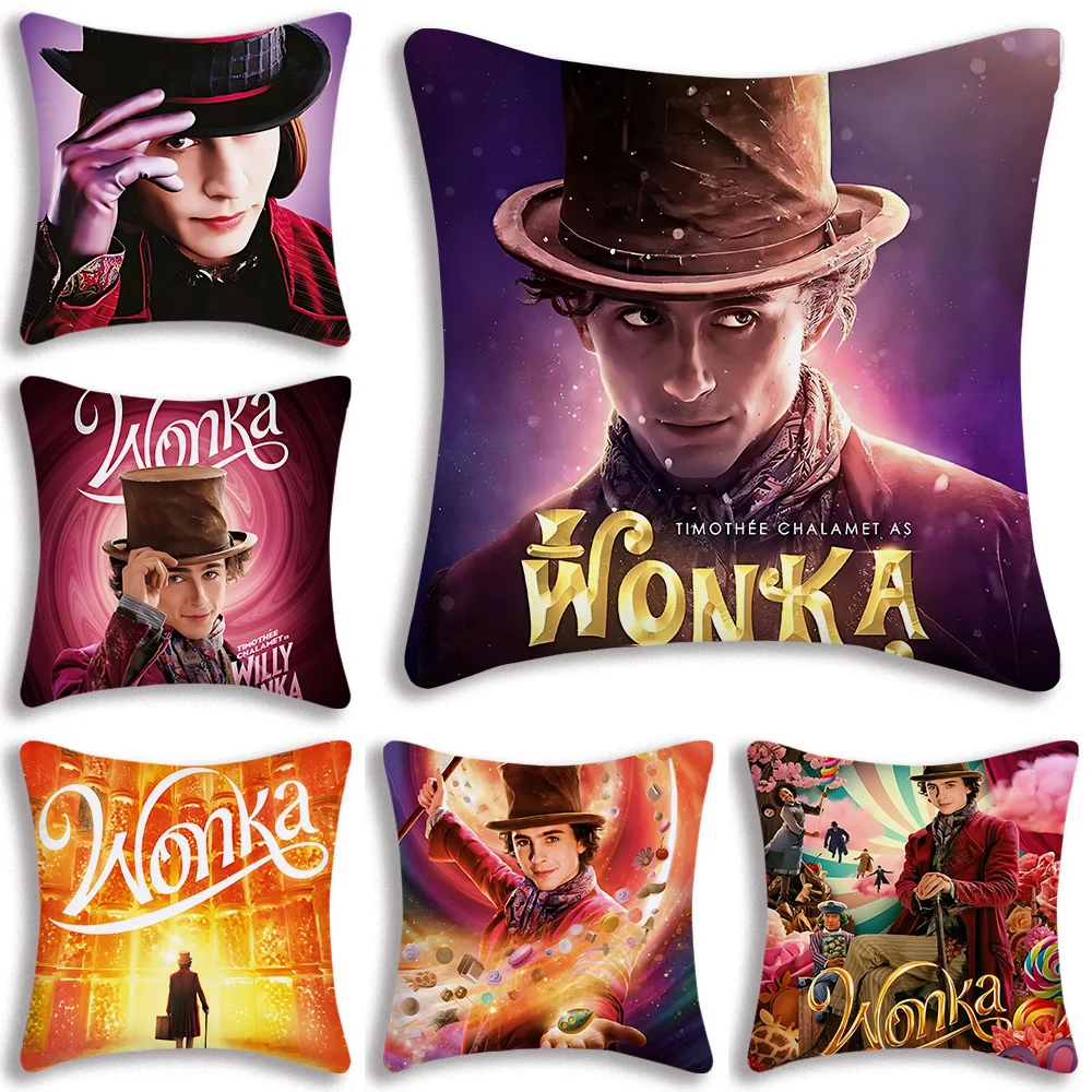 

W-Wonka новые наволочки для подушек с рисунком из мультфильма, декоративный домашний двухсторонний милый плюшевый чехол для подушки