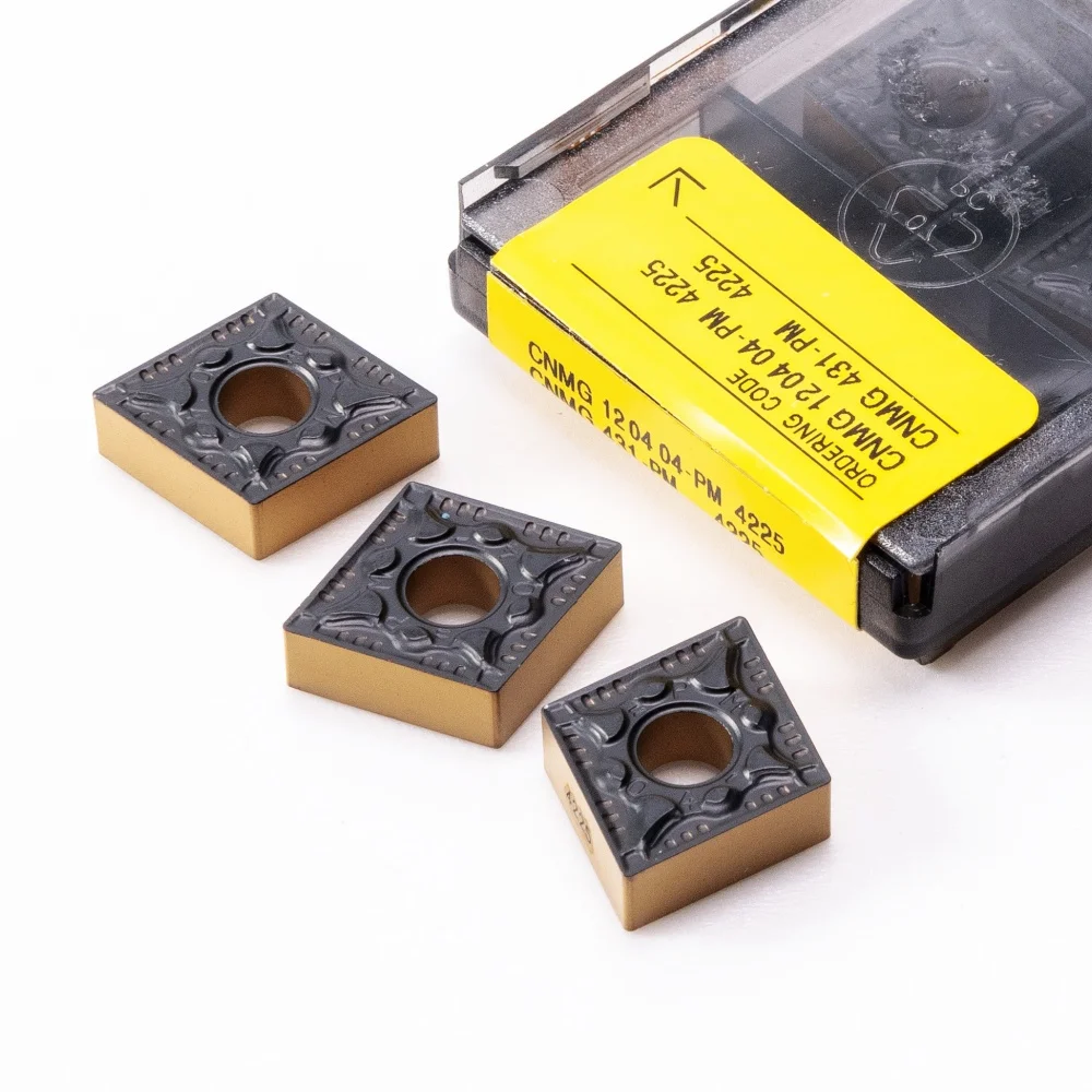 

CNMG120404 CNMG120408 CNMG120412 PM4225 Carbide Turning Insert for CNC Lathe Steel Metal Cutting CNMG 120404 120408 120412