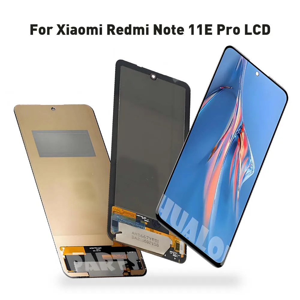 For Xiaomi Redmi Note 11E Pro 6.67'' OLED TFT LCD Display Touch Screen Digitizer Replacement Repair Part Model 11e pro 2201116SC