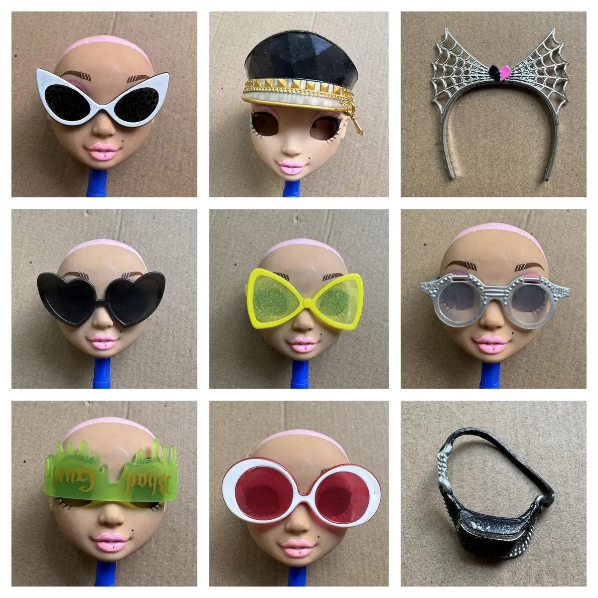 

Оригинальные аксессуары для кукол Радуга, очки, шляпы, сумки