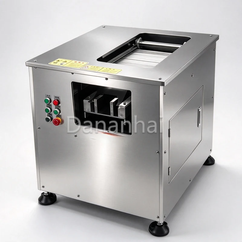 Oblique Fillet Cutter, Commercial Automatic Fish Slicing Machine, Multi-Angle Adjustable Seafood Cutting Equipment
