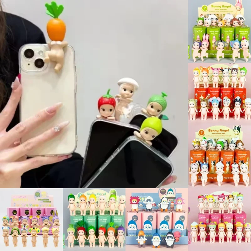 

Hot 2026 Sunshine Angel Smismi Blind Box Animal Standing Posture Mini Angel Mystery Surprise Toy Anime Decoration Model Doll Gif