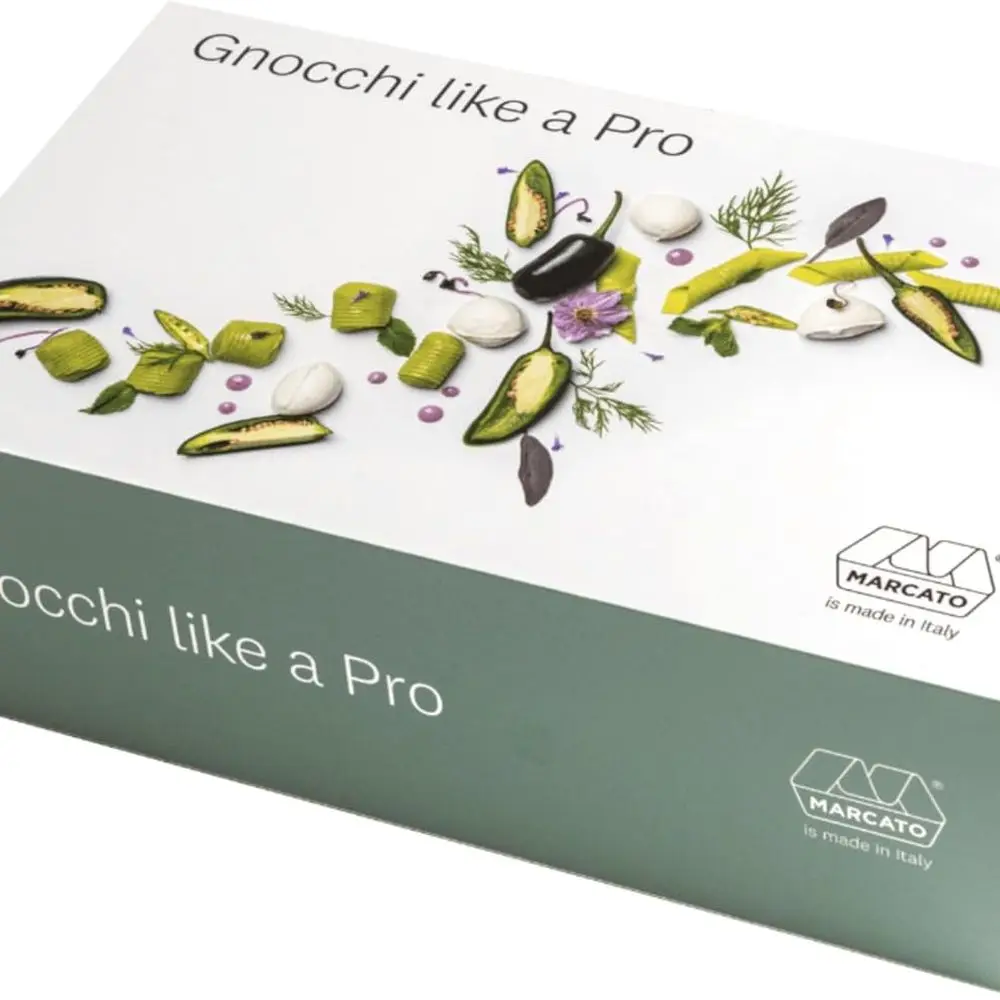 

Профессиональный набор для изготовления ньюнки: набор из 7 предметов с доской, горганэлли, кольцами, скалка, фартуком и кулинарной книгой