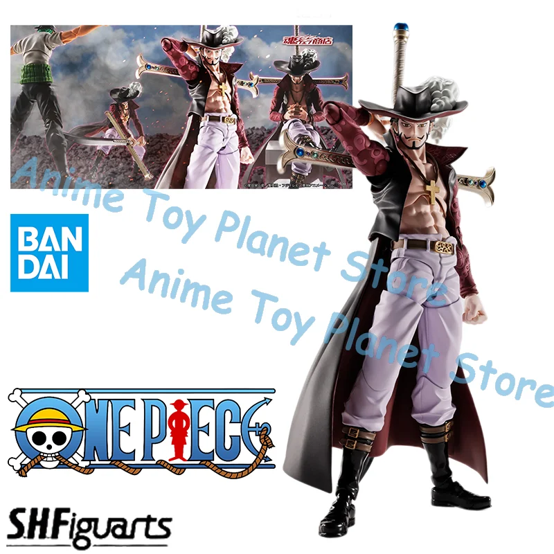 بانداي S.H.Figuarts SHF قطعة واحدة RORONOA DRACULE.MIHAWK -HAWKEYE- أطقم منمذجة شخصيات الحركة لعبة مجسمة هدية للأطفال