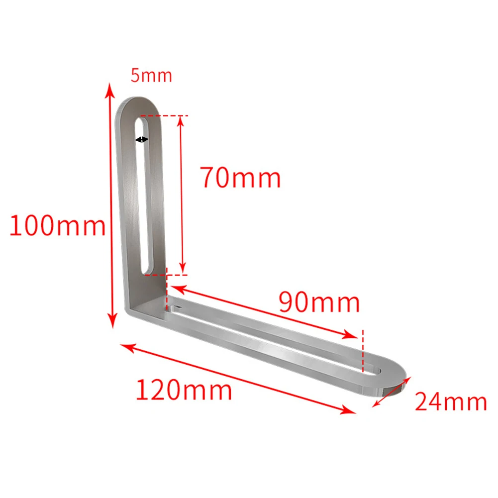 Home Angle Corner Bracket Angle Corner Stand Stainless Steel 1PC 3mm 90 Degree Furniture Solid Support Portable