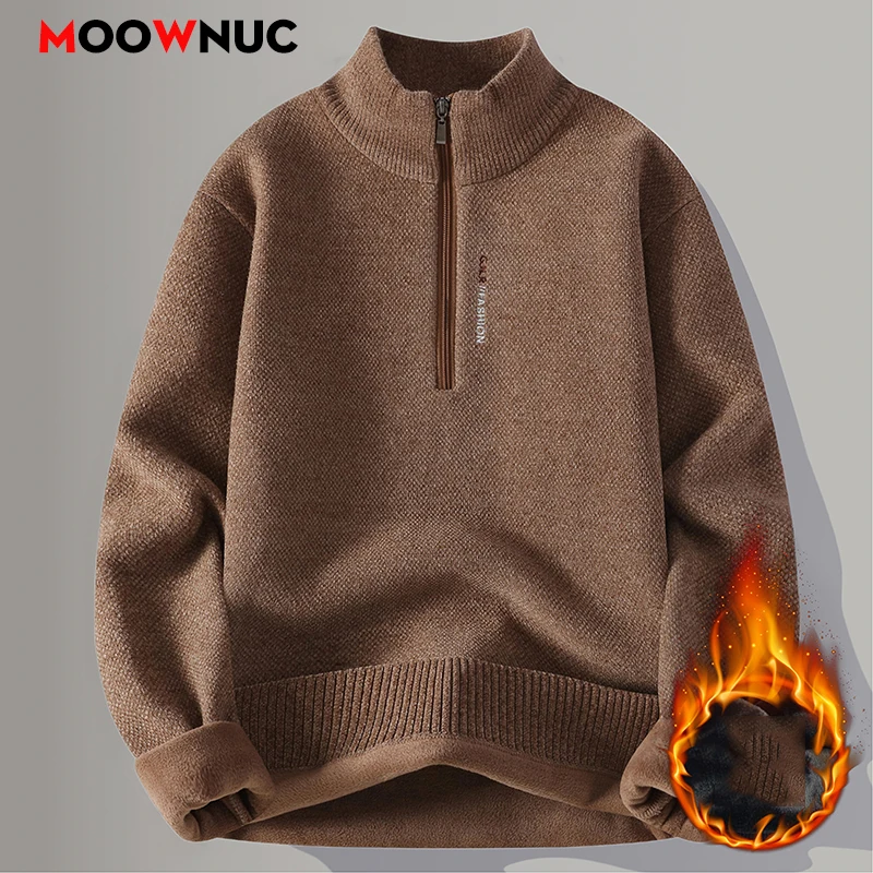 

Autumn Fashion Sweater Male Men Clothing Pullover Men's Streetwear Casual Knit Men's Jumpers Spring Sweat-shirt Solid Color