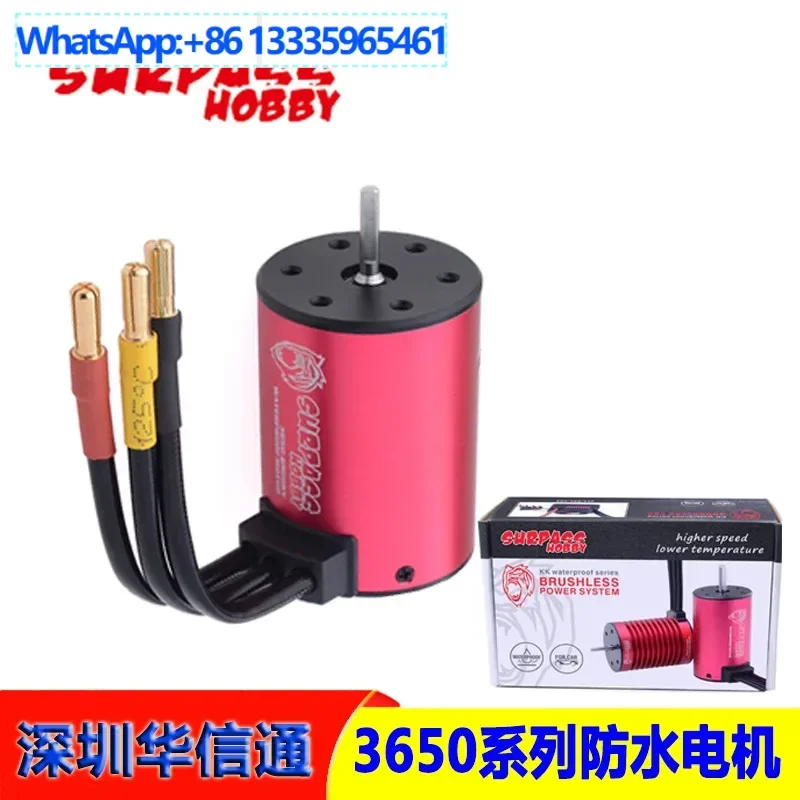 

2Pcs RC 1/10 Model Car 3650 3100/5200KV Brushless Motor Surpass Hobby Waterproof Motor