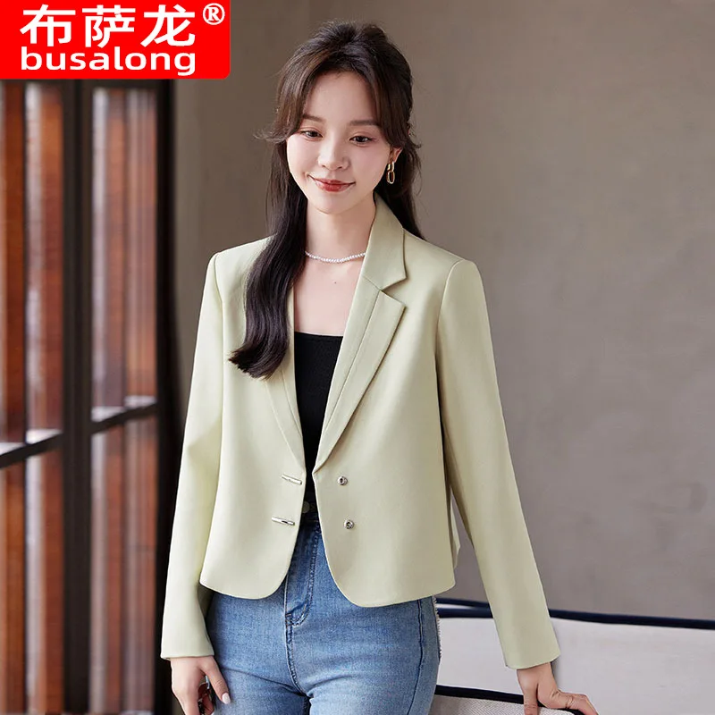 

2024Новый стильный модный костюм, повседневный женский профессиональный пиджак с длинными рукавами, официальная куртка, рабочая одежда1397