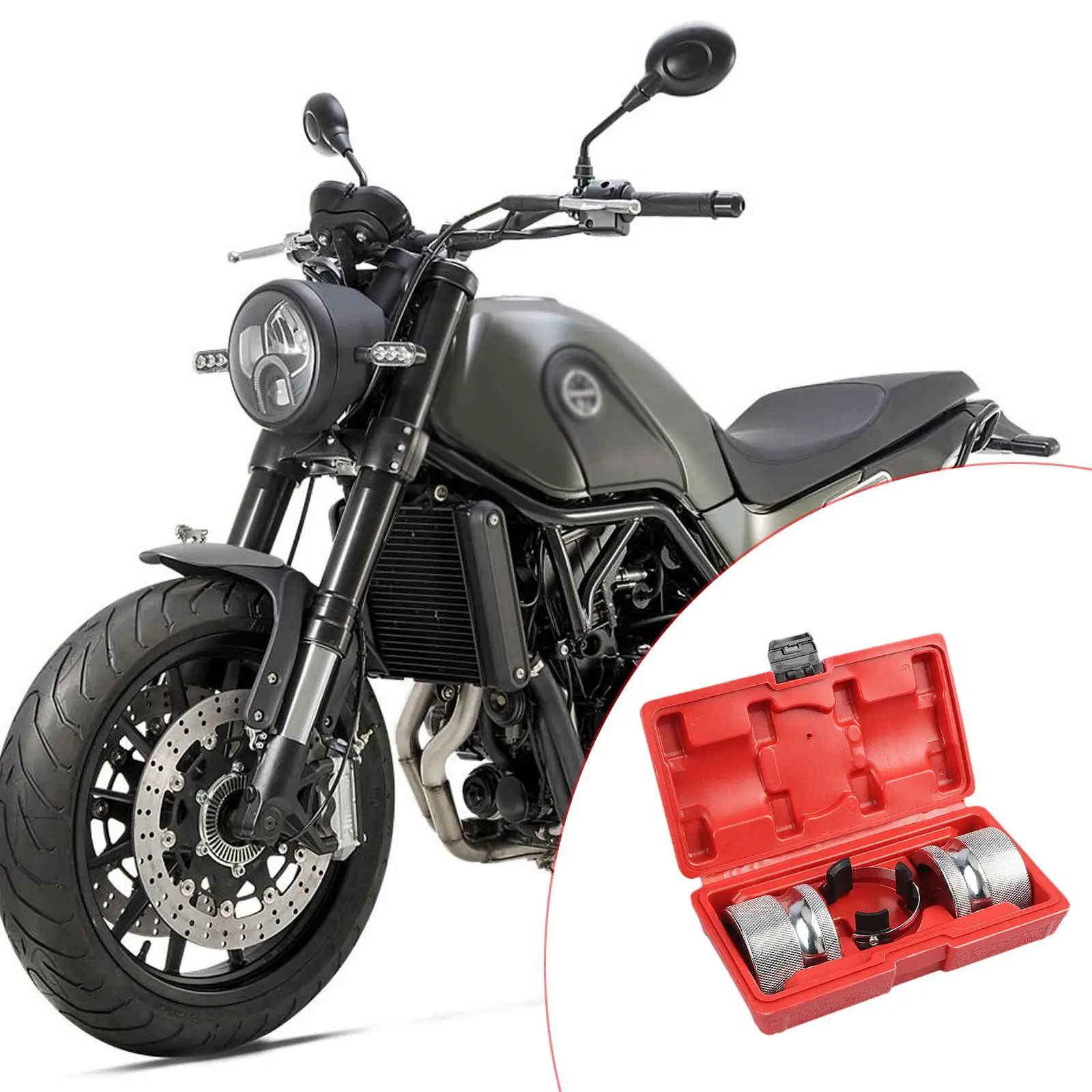 

Motorcycle Fork Seal Driver Tool Adjustable Easy to Install for 39mm-50mm