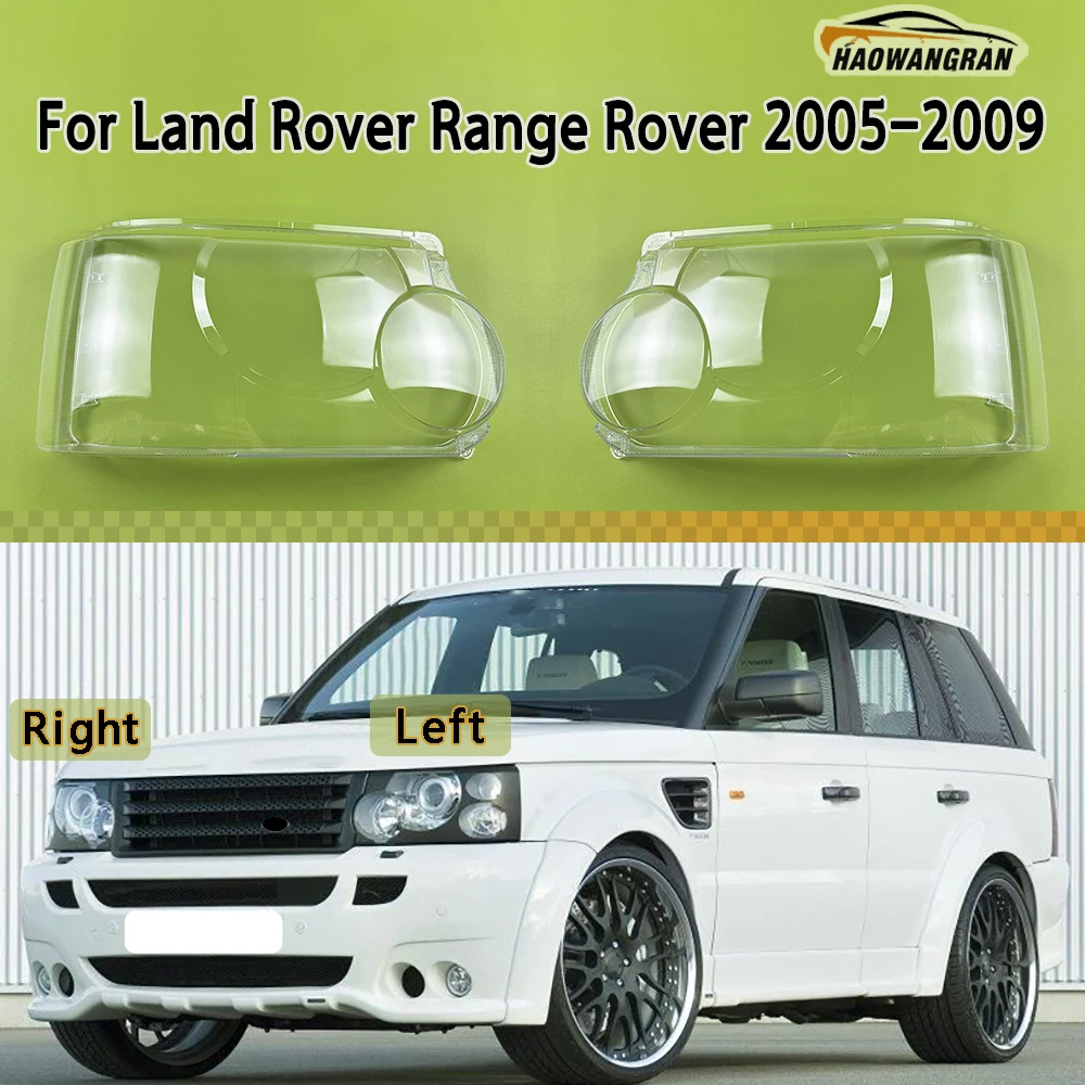 

Car Headlight Shell Transparent Lampshade Headlamp Cover Lens Plexiglass For Land Rover Range Rover 2005 2006 2007 2008 2009