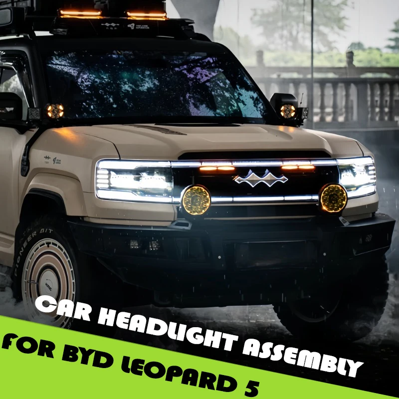 

Car LED Headlight Assembly Fit for BYD Leopard 5 High Quality Modified Auto Laser Headlight Car Exterior Off-road Upgrade Parts
