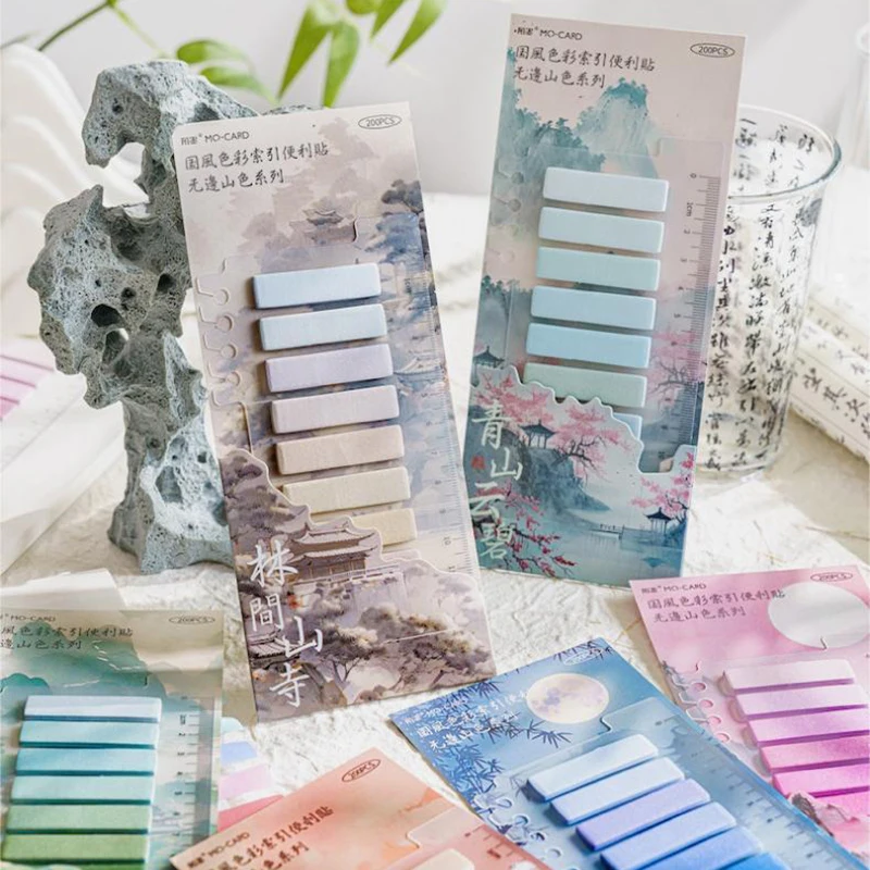 200Pc Index Tabs Self Adhesive Page Markers Transparent Waterproof Sticky Notes Classify Files Flags Posted Planner Stickers